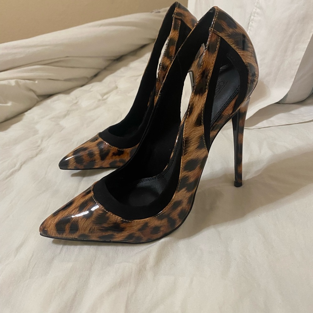 ASOS Brown and Black Stiletto Heels